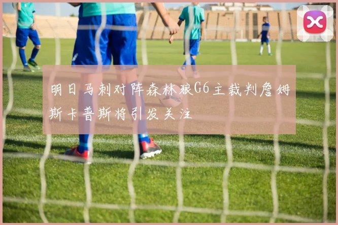 明日马刺对阵森林狼G6主裁判詹姆斯卡普斯将引发关注